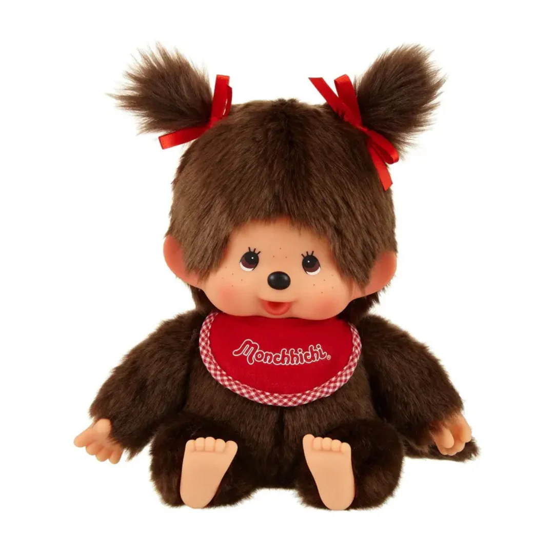 Monchhichi Plush Premium Standard Brown Sitting Style - Image 4