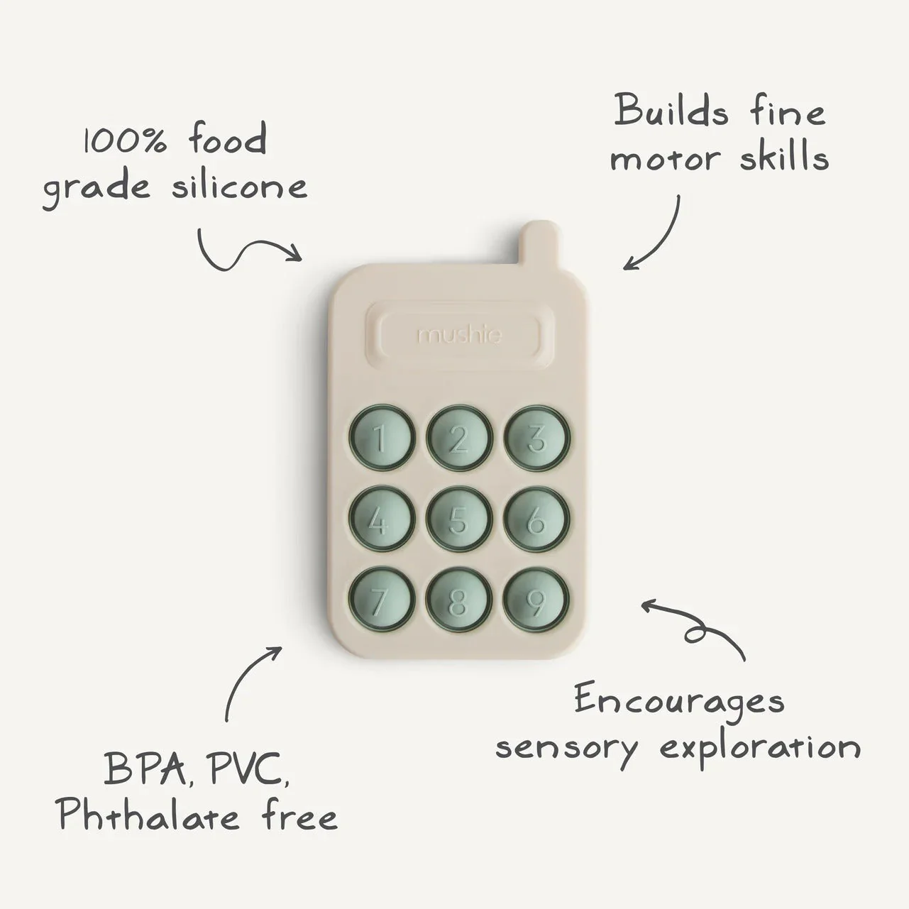 Mushie Phone Press Toy - Image 4