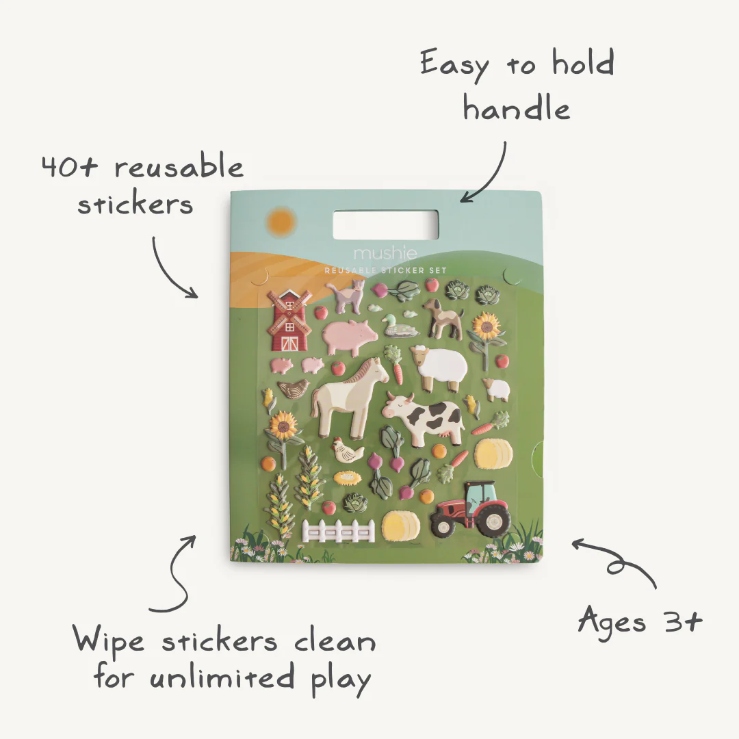 Mushie Reusable Sticker Set - Image 4