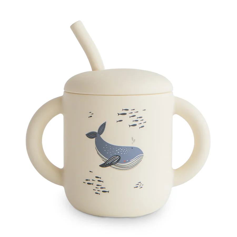 Mushie Silicone Training Cup + Straw - Image 14
